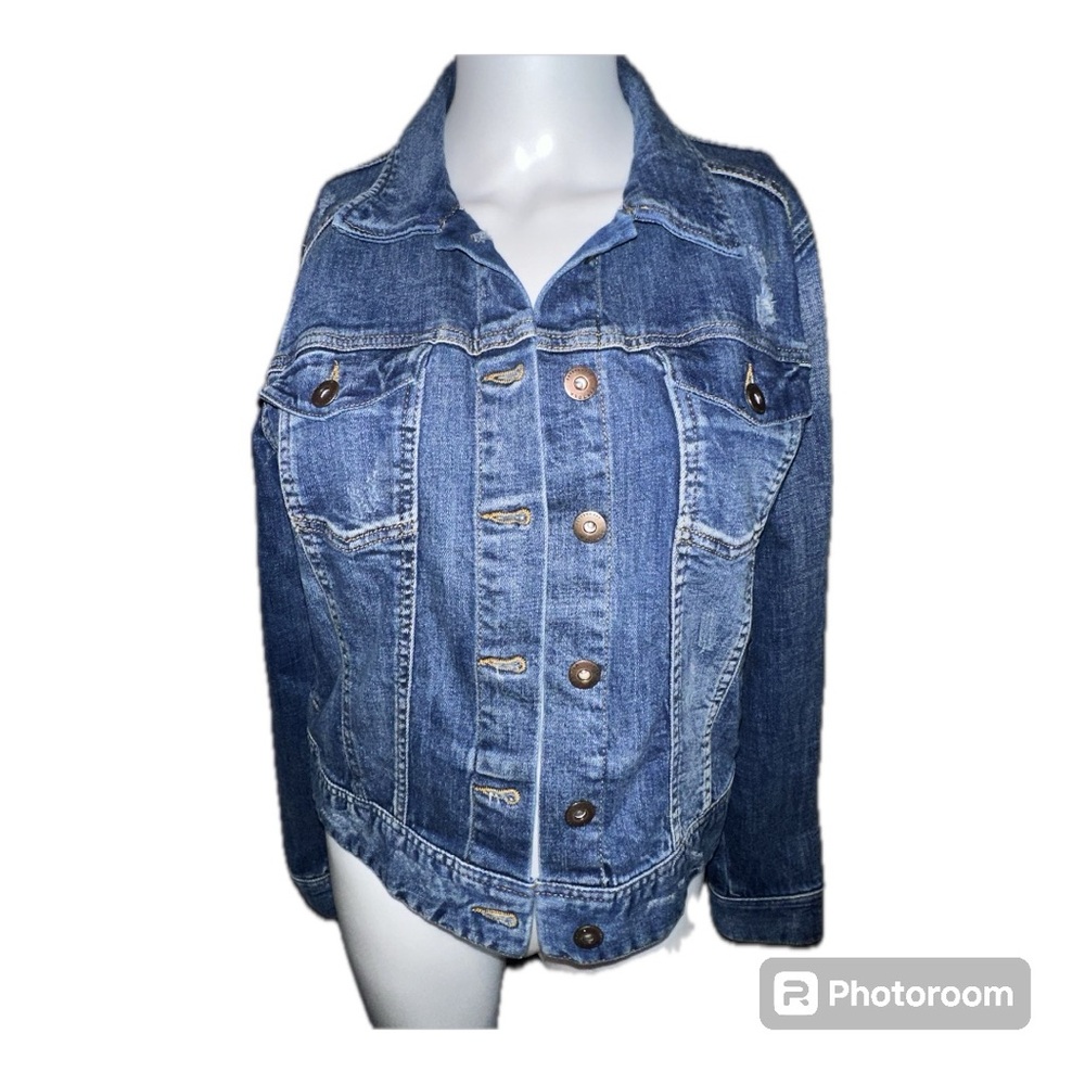 Pistola Distressed Jean‎ Jacket,  Size M (#78)